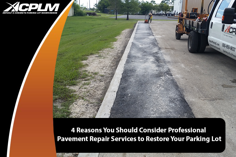 Reasons You Should Consider Pavement Repair Services Acplm